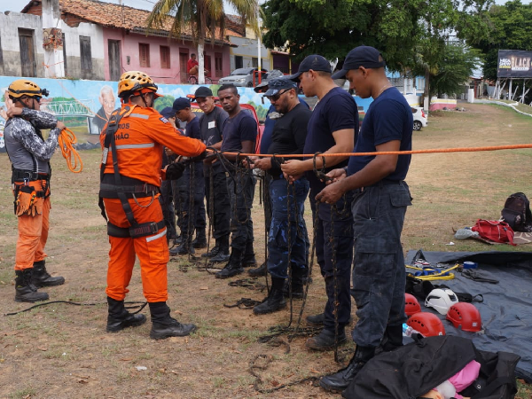 Guarda Municipal de Trizidela do Vale realiza treinamento para atendimento e resgate tático